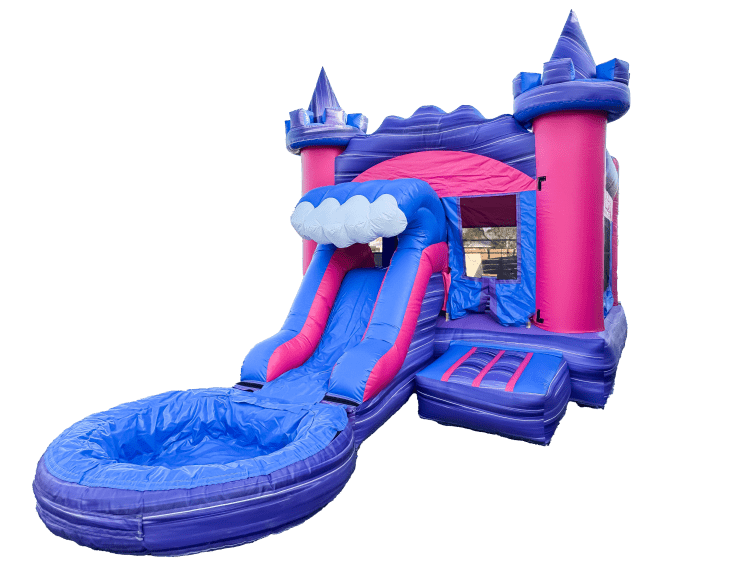 Wave Rider Bounce House Wet w/Pool Jumper